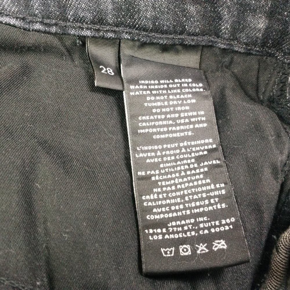 J BRAND MAUDE Black Slim Jeans Size 28 - Picture 11 of 12